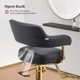 thumbnail image 5 of UBesGoo Barber Chair, 360° Swivel Salon Styling Chair, Heavy Duty Hydraulic Pump, Black Gold Home Beauty Spa Equipment, 5 of 8