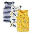 thumbnail image 1 of Odeerbi 3 Pack Boys Cotton Tank Tops 2-11 Años Camisetas Interior Sin Mangas Estimular Patrón Lindo Chalecos Informales Transpirables, 1 of 4