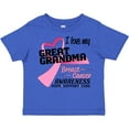 thumbnail image 3 of Inktastic I Love My Great Grandma- Breast Cancer Awareness- Hope, Support, Love Boys or Girls Toddler T-Shirt, 3 of 5