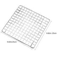 thumbnail image 4 of Stainless Steel Cooling Rack Barbecue Mesh Rack Fried Food Draining Rack Cookie Cooling Rack, 4 of 8