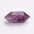 thumbnail image 2 of 50pcs Natural Amethyst Double Terminated Points Healing Stones Reiki Energy Balancing Meditation Therapy Wand No Hole 20x8mm, 2 of 2