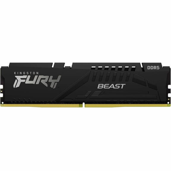 Kingston FURY Beast - DDR5 - module - 32 GB - DIMM 288-pin - 6000 MHz / PC5-48000 - CL30 - 1.4 V - unbuffered - on-die ECC - black
