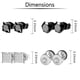 thumbnail image 2 of Pendientes ONESING de acero inoxidable, 15 pares, para hombre y mujer, 2 of 7