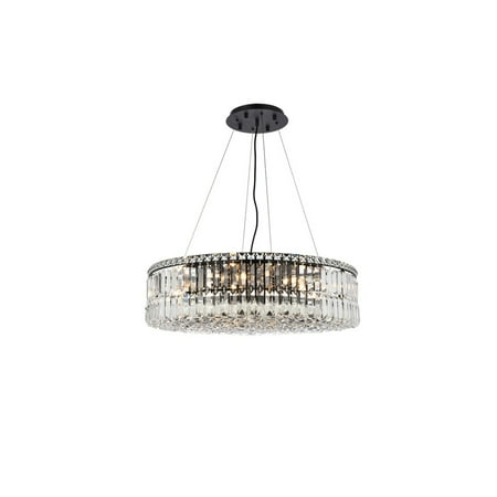 

Elegant Lighting Value Maxime 28 inch black chandelier