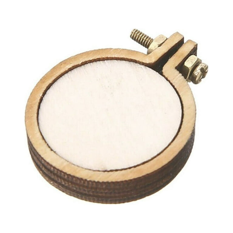 10pcs Embroidery Ring Cross Stitch Round Wooden Frame Sewing