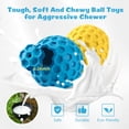 thumbnail image 3 of Juguete para perros HIPPIH Indestructible Squeaky Balls, paquete de 2 unidades para perros, 3 of 8