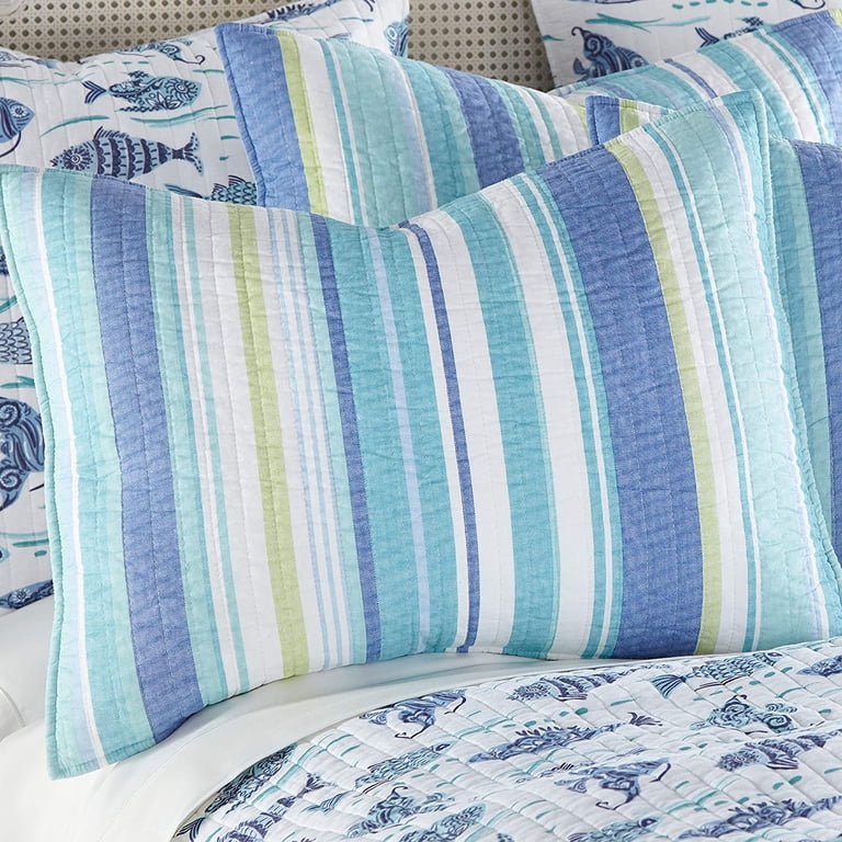 Levtex Home - Laida Beach Quilt Set -Twin Quilt + One Standard 
