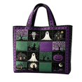 thumbnail image 5 of Halloween Tote Bags with Handles, Quilted Printed Tote Handbag, Multi-purpose Shoulder Bag for Travel Office Daily, 5 of 5
