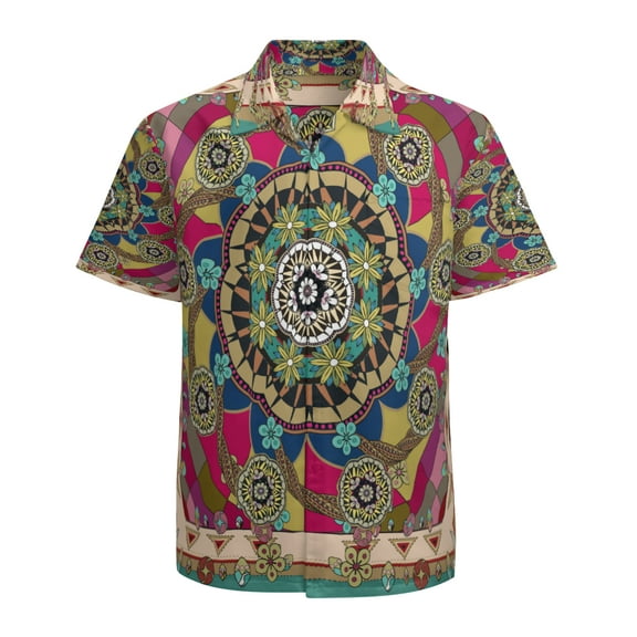 High Quality Hawaiian Shirts for Men Short Sleeve Aloha Beach Shirt Floral Summer Casual Button Down Shirts Blouses PYQRLF