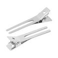 thumbnail image 2 of Metal Double Prong Hair Clips Set of 50 - Hair Styling Clips for Salon and Barber, 2 of 5