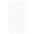 thumbnail image 1 of Uxcell 10 piezas 1.2x400mm (15.75 pulgadas) varillas de acero Z de tracción/empuje piezas para reemplazo de modelos de coche RC, barco, avión, helicóptero, plateado, 1 of 7