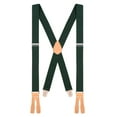 thumbnail image 1 of "Buyless Fashion Butten End Logger Work Suspenders for Men - 48"" Adjustable Straps 1 1/4"" - X Shape", 1 of 7