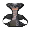 thumbnail image 5 of Picia Black Dragon Cliff Dawn No-Pull Dog Harness Reflective Front Clip Vest with Handle,Step-in Air Dog Harness,Adjustable 2 Metal Rings 4 Buckles,Easy to Put on & Take Off Large, 5 of 9
