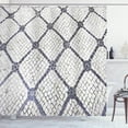 thumbnail image 1 of Ambesonne Cobblestone Shower Curtain, Lisbon City Floors, 69"Wx70"L, Charcoal Grey Off White, 1 of 3