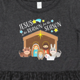 thumbnail image 4 of Inktastic Jesus is the Reason for the Season Christmas Nativity Girls Toddler Dress, 4 of 5