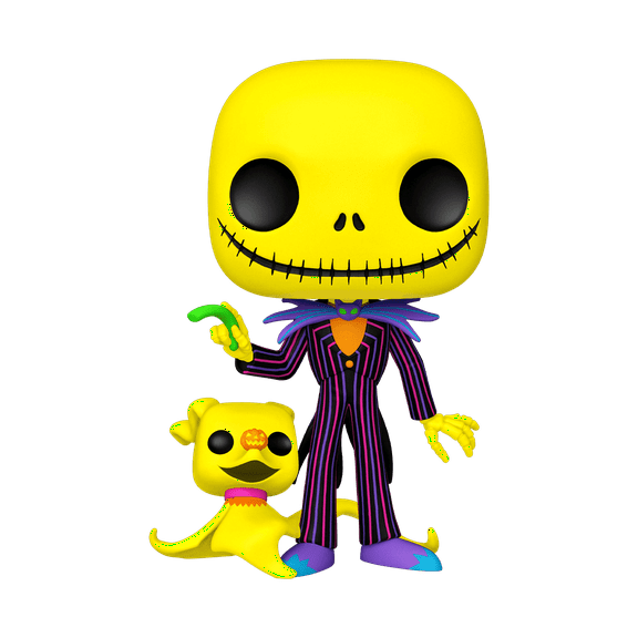 Jack Skellington with Zero 809 Jumbo Vinyl Pop
