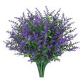 thumbnail image 2 of Fake Flowers Promotion Sale! Nomeni 12Pc Simulation Artificial Flower Plastic Flower Decoration Garden Wind 5 Fork Simulation Wheat Ear Lavender, Home Decor Clearance Sale Purple, 2 of 9