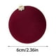 thumbnail image 3 of 2025 Nuevas Bolas De Terciopelo Navideñas 12 Unidades Adornos Para Árbol De Navidad Con Copos Verdes Bolas De Plástico Adornos Navideños De Terciopelo Rojo Para Colgar En El Árbol De Navidad Adornos, 3 of 5