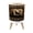 Color 4, variant on Cabin Trash Can with Lid Cabin Bear Deer Moose Vintage Animal Country 1.8 Gallon Dog Proof Trash Can Round Garbage Can Waste Bin Wastebasket for Bathroom Bedroom Living Room