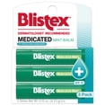 thumbnail image 1 of Bálsamo labial medicado Blistex Mint con FPS 15, paquete de 3, 1 of 4