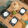 thumbnail image 3 of Polka Dot Placemats Set of 4 Rectangle Table Mats Washable Heat-Resistant Place Mat for Kitchen Dining Table Decor Indoor Outdoor, 3 of 5