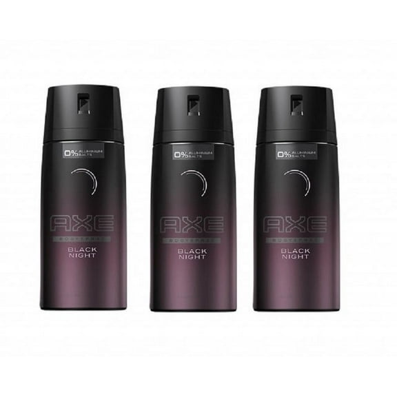 Axe Body Spray Deodorant Black Night 150 Ml (Pack Of 3)