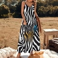 thumbnail image 2 of Animal Print Patterns Sleeveless Dress Women's Luxury Party Dress Birthday Dresses for Women, 2 of 7