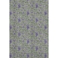 thumbnail image 2 of Addison Rugs Mayfield Washable Transitional Floral Olive Rectangle Rug, 9' x 12', 2 of 6