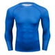thumbnail image 1 of Jumpingount Body elástico Punky poroso corsé absorbente agradable a la piel medias de manga larga deporte correr leotardo elástico Whippy Camisetas Azul XL azul> XL, 1 of 6