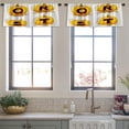 thumbnail image 4 of LALILO Kitchen Curtain Valance Sea Landscape Beach Turkey Rod Pocket Window Curtain 52"x 18" Set of 2, 4 of 7