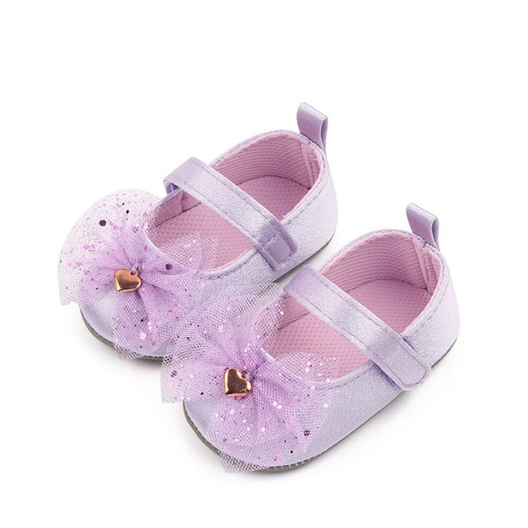 Lavender best sale baby shoes