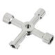 thumbnail image 1 of Utility Key Wrench Zinc Alloy 4 in 1 Multifunctional Hand Tool for Cabinet Valve, 1 of 2