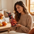 thumbnail image 6 of Resin Floral Witch Figurine, 7.1 inch Nature-Inspired Fall Halloween Statue for Tabletop, Mantel, Shelf, Entryway, Party Display and Seasonal Home Decoration, a, 6 of 7