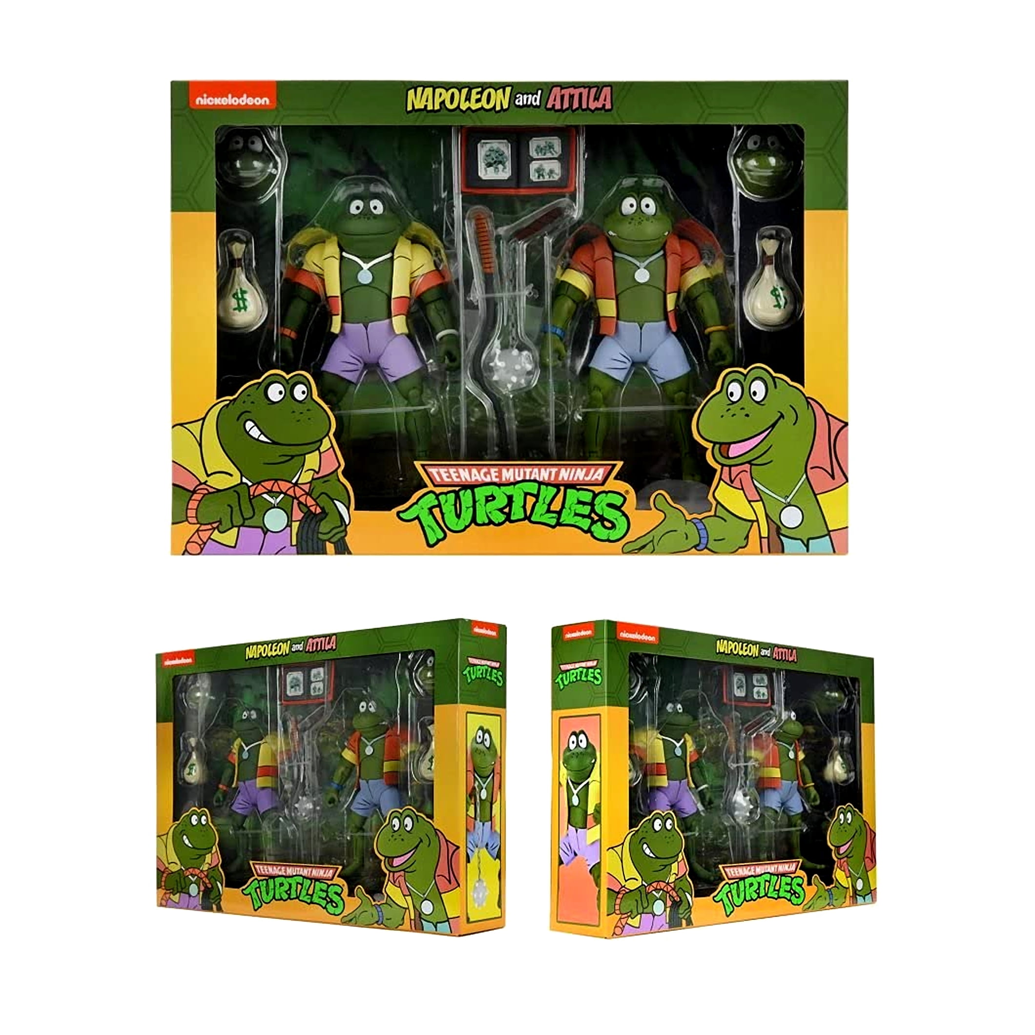 NECA Teenage Mutant Ninja Turtles Napoleon & Attila Action Figures