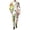 White, variant on RTKFRFL Men's Easter Suit Set 2 Piece Festive Holiday Outfit Slim Fit Blazer Jacket and Matching Trousers Funny Graphic Print Party Suit for Spring Celebrations Size Small to 3XL