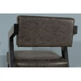 thumbnail image 6 of Home Square 2 Piece Faux Upholstery Wood Bar Stool Set in Blackwash, 6 of 11