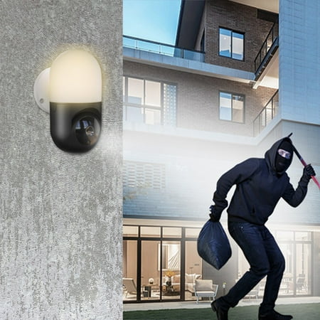 

Tiitstoy Indoor Security Camera with Lighting HD WiFi Camera for Home Security 2.4GHz WiFi Motion Detection Night Vision 2-Way Audio Ideal for Baby Monitor White