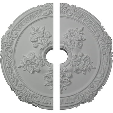 26"OD x 3 3/4"ID x 1 1/2"P Attica with Rose Ceiling Medallion, Two Piece (Fits Canopies up to 4 1/2")