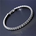 thumbnail image 3 of Luxury 4mm Cubic Zirconia Tennis Bracelets, 3 of 4