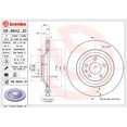 thumbnail image 2 of Brembo Rotor de Frein 09884221C02 Ventilé; Design en une Pièce; Motif de Boulon de Roue 5 x 112 Millimètres; Diamètre Intérieur de Chapeau 138 Millimètres; Diamètre de Moyeu 68 Millimètres; Fonte à Haute Teneur en Carbone; Simple, 2 of 2