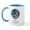 White/Blue Inside, variant on CafePress - Logo Mugs - 11 oz Ceramic Mug - Novelty Coffee Tea Cup