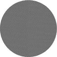 thumbnail image 1 of Ahgly Company Indoor Square Patterned Dark Gray Black Area Rugs, 3' Square, 1 of 6