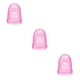 thumbnail image 5 of sweethay Puntas de dedos de guitarra de silicona Protectores de dedos Protector antideslizante Ukulele Fingerstall Instrumentos musicales no Rosa M 3Conjunto, 5 of 6