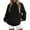 Black, variant on PRETTYGARDEN Womens Oversized Hoodies Fleece Hooded Sweatshirts Long Sleeve Pullover Tops 2025 Fall Outfits Winter Clothes