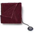 thumbnail image 2 of Sunbeam Microplush Blanket Electric Overblanket, 1", Garnet, 2 of 3