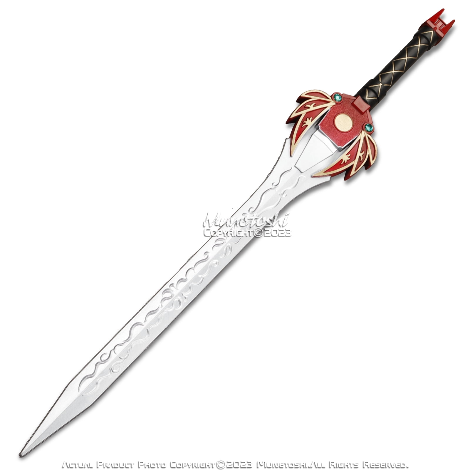 Munetoshi 39.5” Foam Mighty Power Red Ranger Sword Super Sentai Show Anime Cosplay Prop