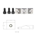 thumbnail image 3 of 3 Sets of Electric Guitar Tremolo String Locks - Metal Nut Block & Clamp with Hex Screws, String Locking System Guitar Parts Accessories, 3 of 3