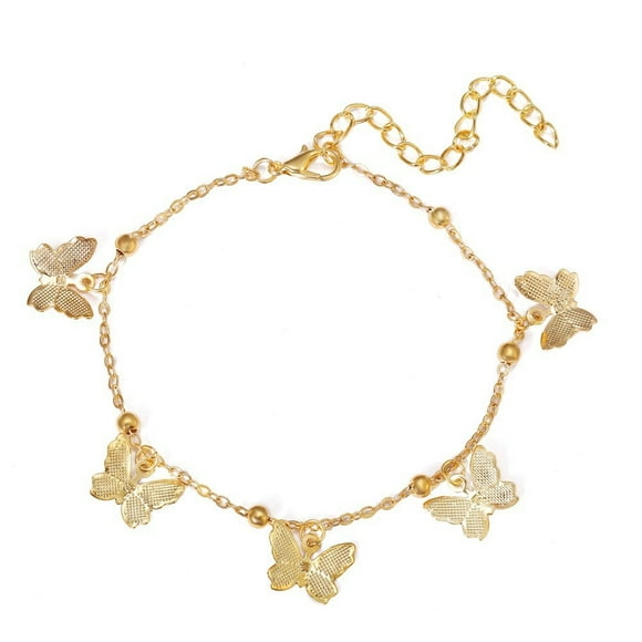 TechWave Women's Fashion Light Feet Chain Pendant Feet Chain Charm Bracelet Rope Bracelet for Men Beads for Men's Bracelet Men Bracelet Bracelet Tibetan Bracelet Bracelet for Girls Men's Leather