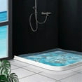 thumbnail image 2 of Collapsible Shower Threshold Water Dam Water Flood Barrier Water Stopper For Shower, 2 of 5