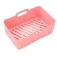 thumbnail image 1 of 1pcs Silicone Air Fryers Oven Baking Tray Pizza Fried Chicken Silicone Basket, 1 of 10